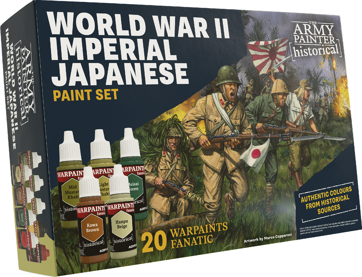 Army Painter Historical: World War II IMPERIAL JAPANESE Paint Set 