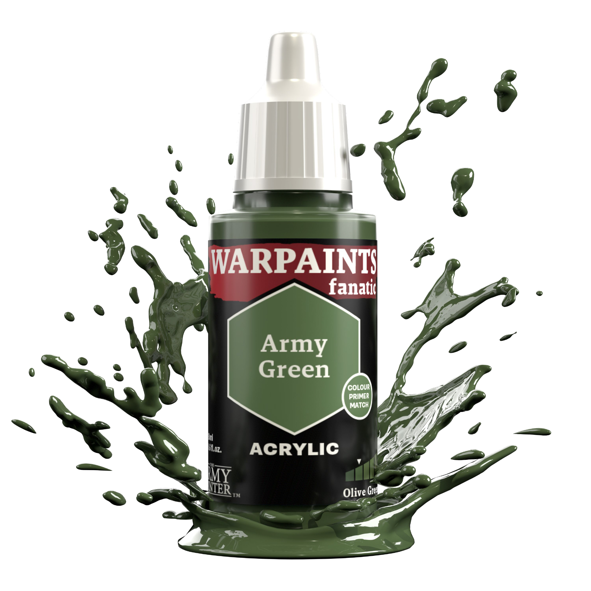 Army Painter: Warpaints Fanatic: Army Green 