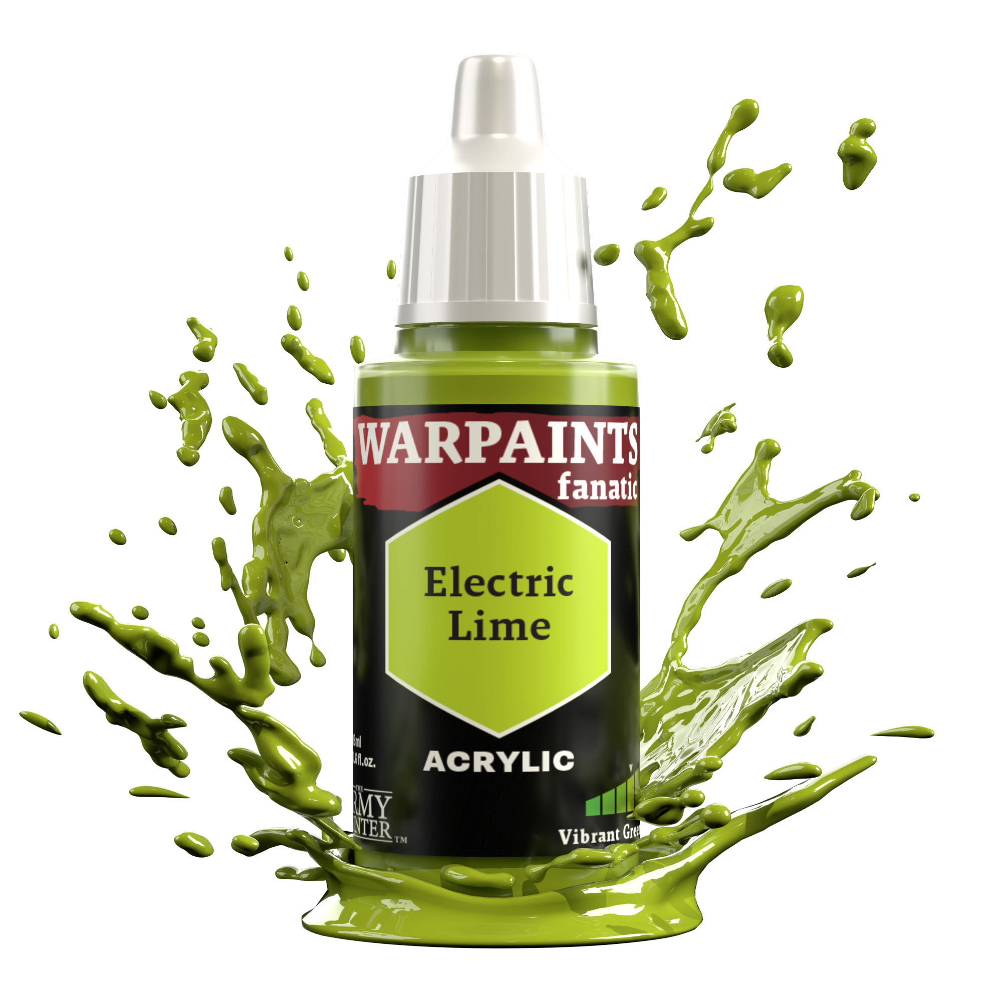 Army Painter: Warpaints Fanatic: Electric Lime 