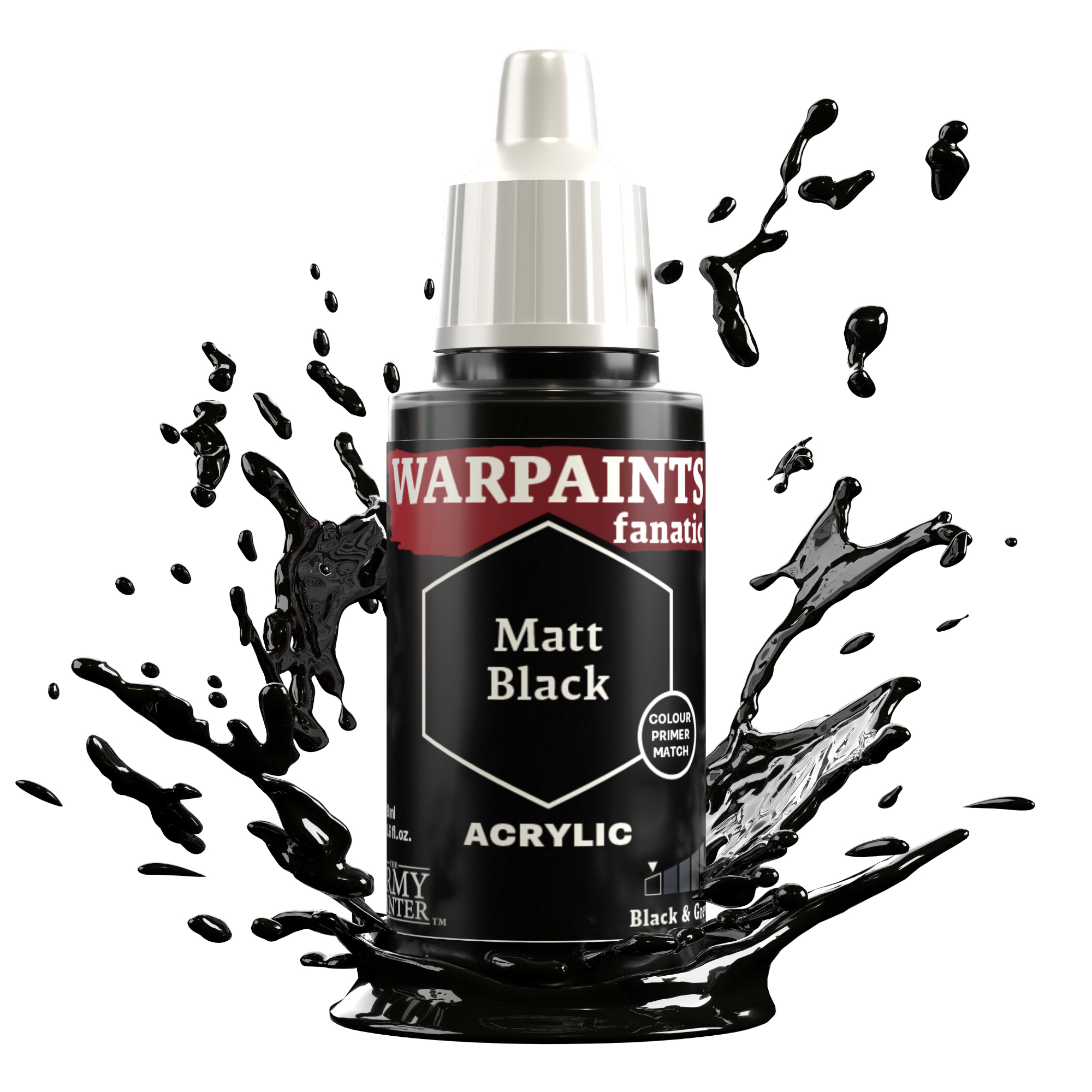 Army Painter: Warpaints Fanatic: Matt Black 