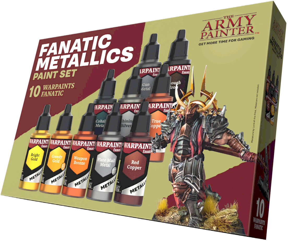 Army Painter: Warpaints Fanatic Metallics Paint Set 
