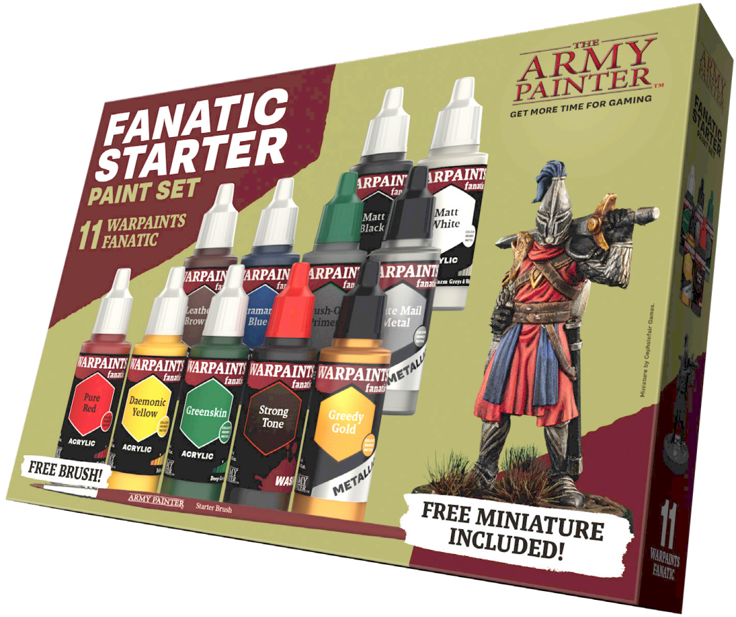 Army Painter: Warpaints Fanatic Starter Paint Set 
