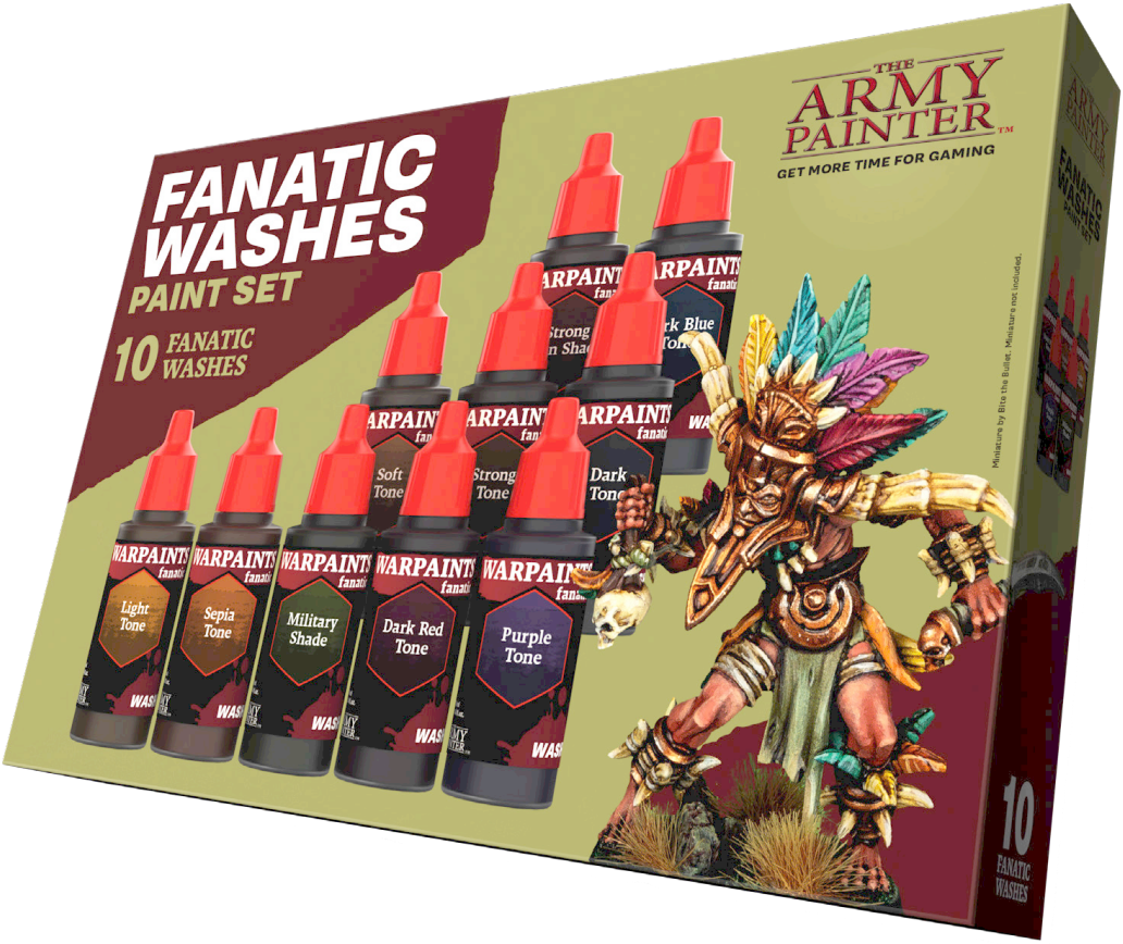 Army Painter: Warpaints Fanatic Washes Paint Set 