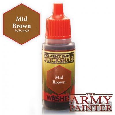 Army Painter: Warpaints: Mid Brown Wash 