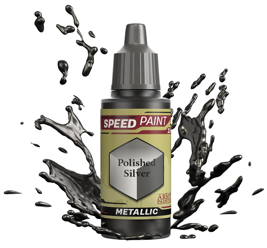 Army Painter SpeedPaint: Polished Silver 