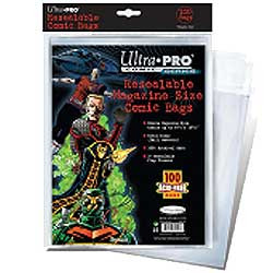 Ultra Pro: Resealable Magazine Size Comic Bags 