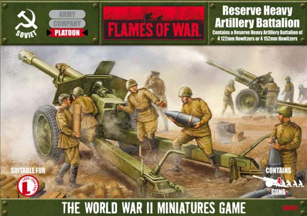 Flames of War: Soviet: Reserve Heavy Artillery Battalion 