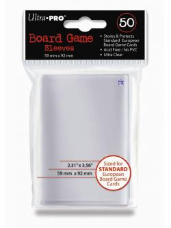 Ultra Pro: Board Game Sleeves: Standard European (59mm x 92mm) 