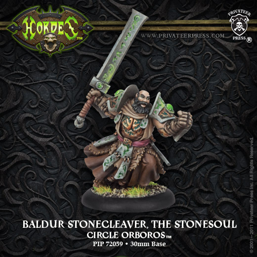 Hordes: Circle Orboros (72059): Baldur Stonecleaver, The Stonesoul 