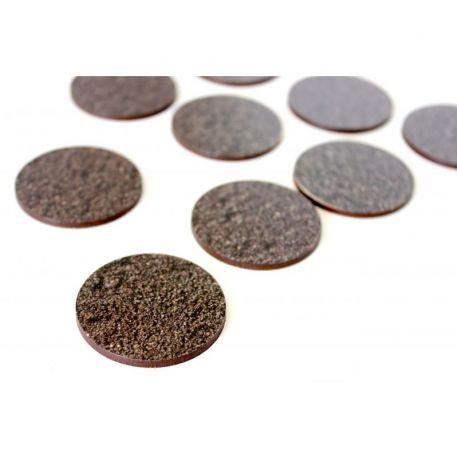 Bandua Prepainted Bases: Black Earth [40mm] 