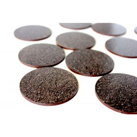 Bandua Prepainted Bases: Black Earth [55mm] 