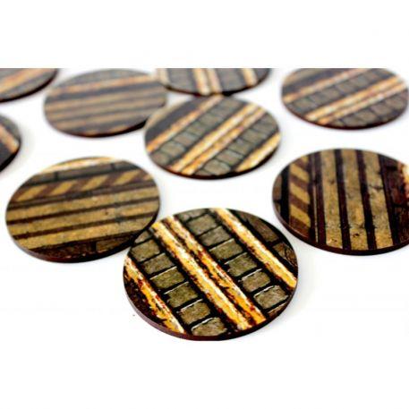 Bandua Prepainted Bases: City [55mm] 