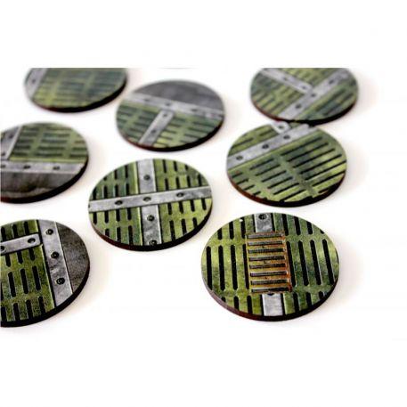 Bandua Prepainted Bases: Industrial [40mm] 