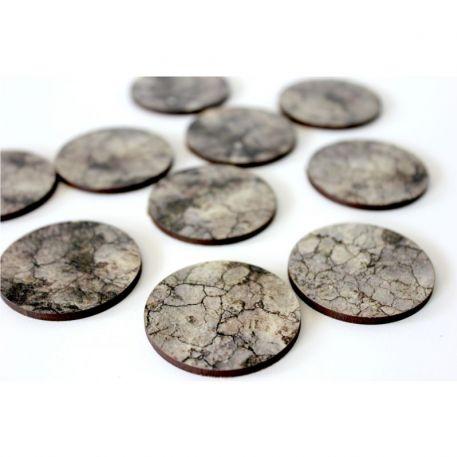 Bandua Prepainted Bases: Wasteland [40mm] 