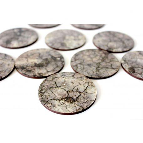 Bandua Prepainted Bases: Wasteland [55mm] 