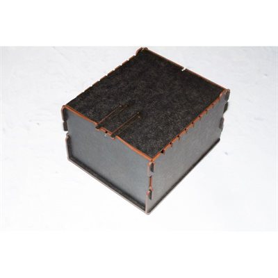 Bandua Wargames:  Trading Card Box - Small Black [SALE] 
