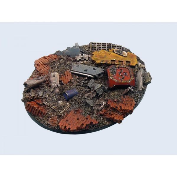 Basicks Bases: Old Factory: Ellipse 120mm 