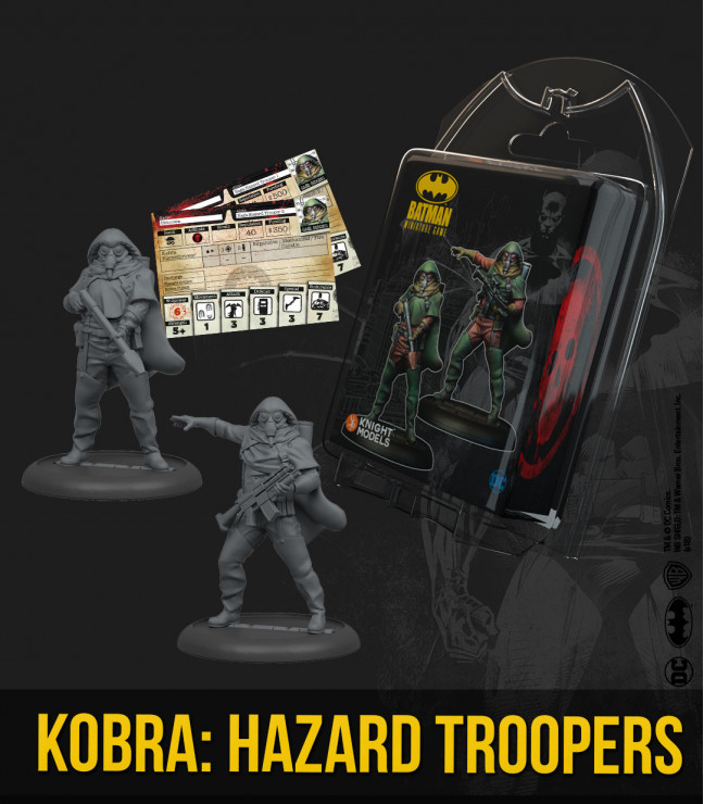 Batman Miniature Game 2nd Edition: Kobra- Hazard Troopers 