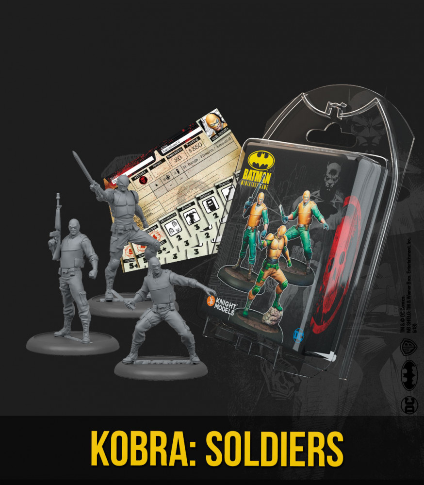Batman Miniature Game 2nd Edition: Kobra- Soldiers 