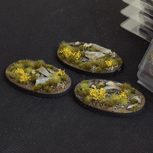 Battle Ready Bases: Highland Oval 75mm (x3) 