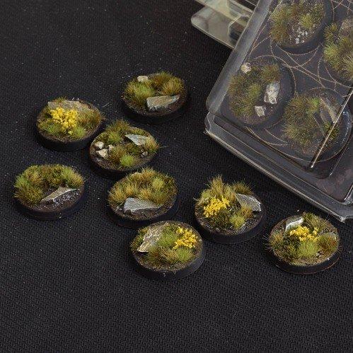 Battle Ready Bases: Highland Round 32mm (x8) 