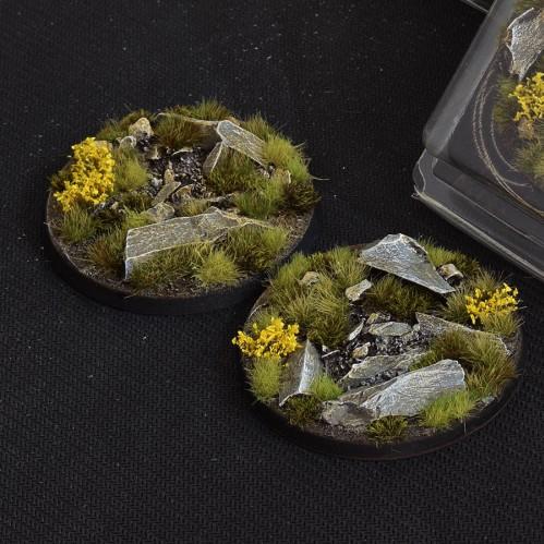 Battle Ready Bases: Highland Round 60mm (x2) 