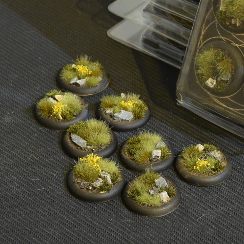Battle Ready Bases: Highland Round Lip 30mm (x8) 