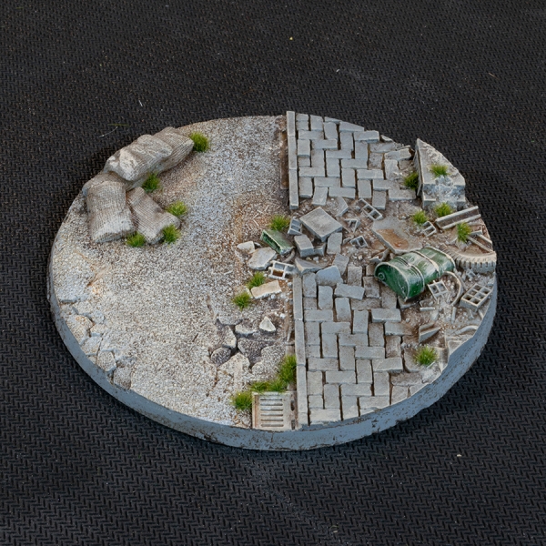 Battle Ready Bases: Urban Warfare: Round 100mm (x1) 