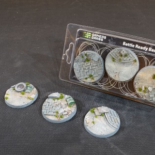 Battle Ready Bases: Urban Warfare- Round 50mm (x3) 