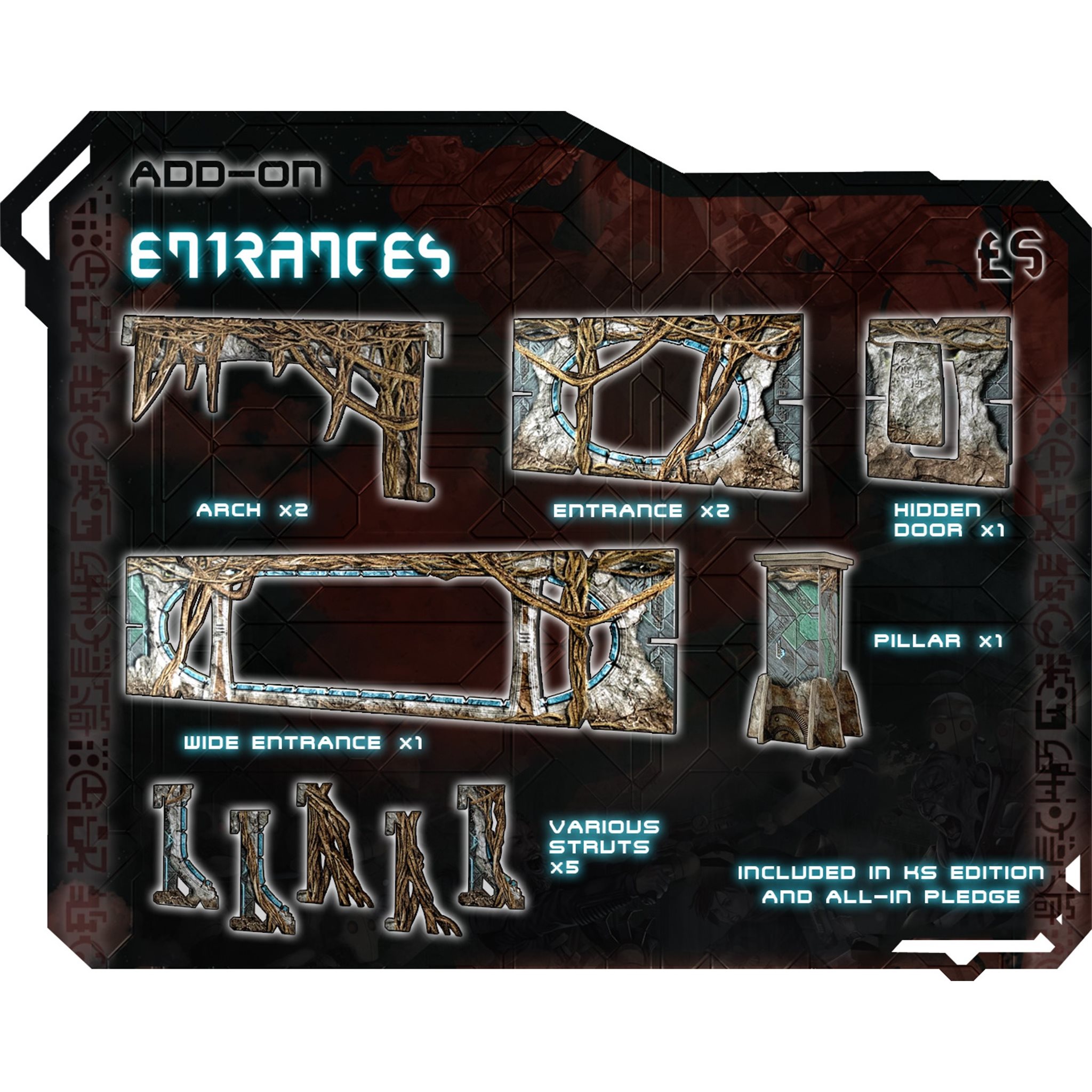 Battle Systems: Alien Catacomb Entrances 