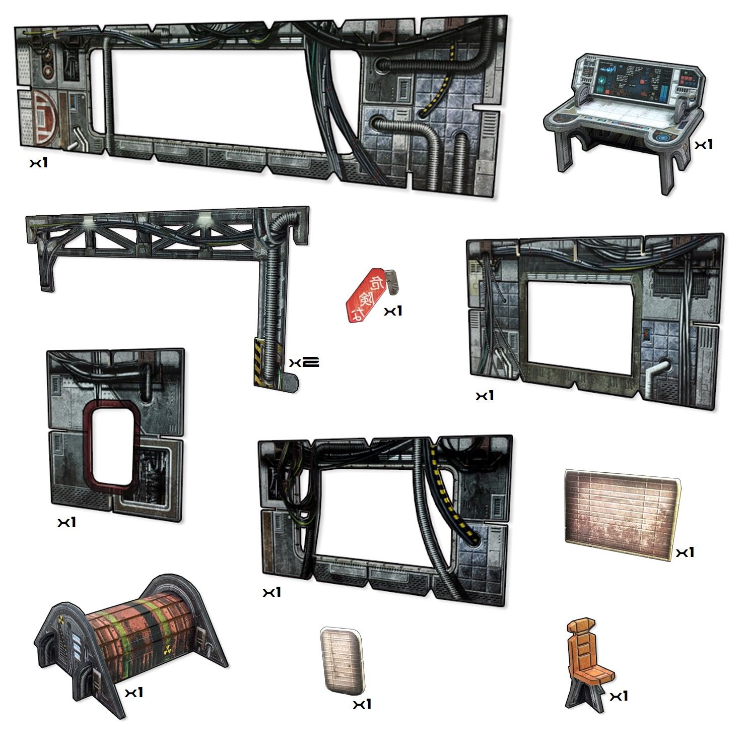 Battle Systems: Cyberpunk Girders and Accessories 