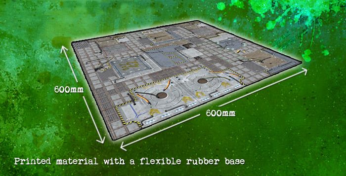Battle Systems: Gaming Mat: Frontier SCi-Fi (2 X 2) 