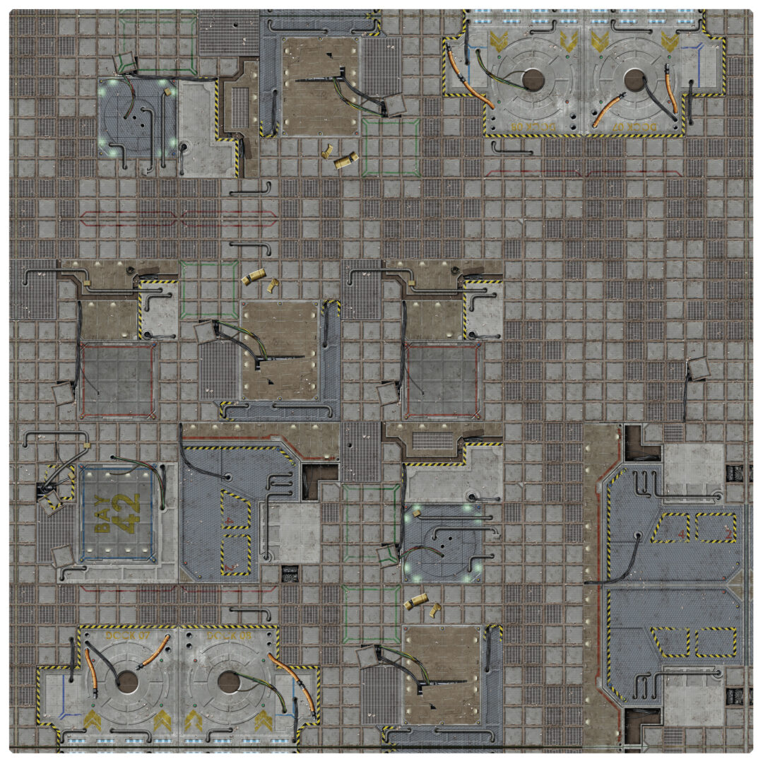 Battle Systems: Gaming Mat: Frontier Sci-Fi (3 x 3)   
