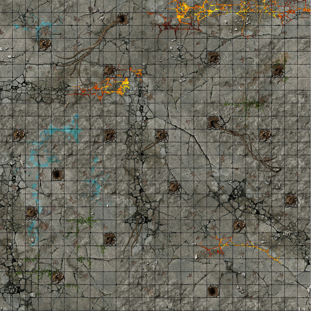 Battle Systems: Gaming Mat: Dungeon (2 X 2) 