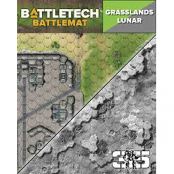 BattleTech Battle Mat: Grasslands Lunar 