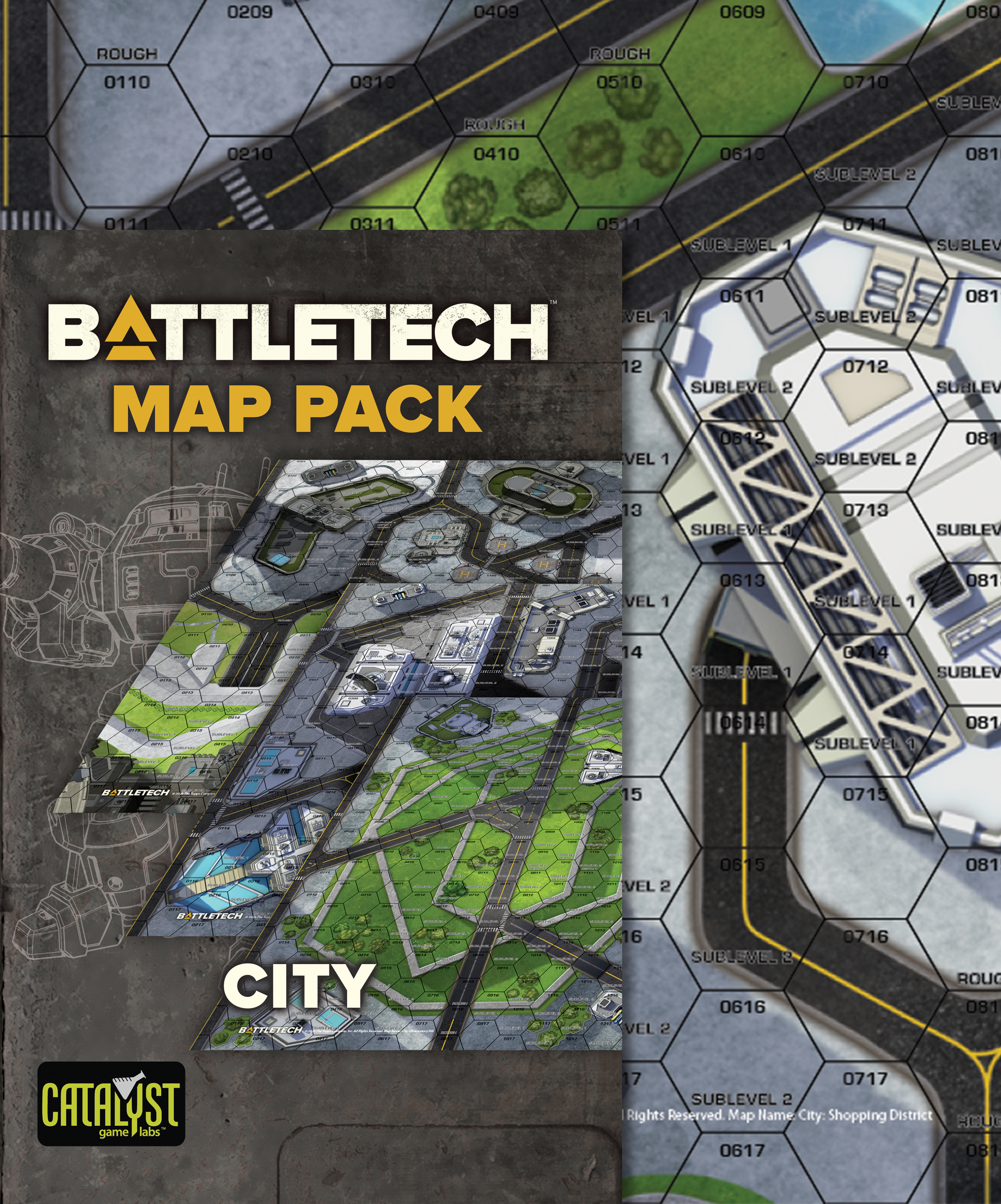 Battletech: Map Pack: City 