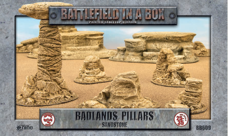 Battlefield in a Box: Badlands Pillars: Sandstone 