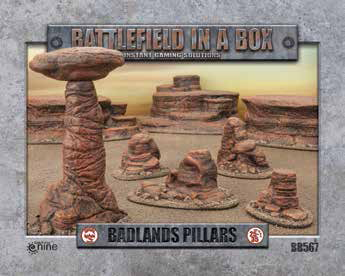 Battlefield in a Box: Badlands Pillars 