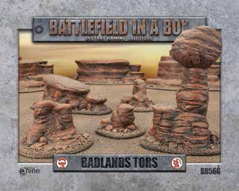 Battlefield in a Box: Badlands: Tors: Mars 