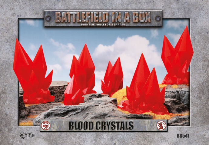 Battlefield in a Box: Blood Crystals (Red) 