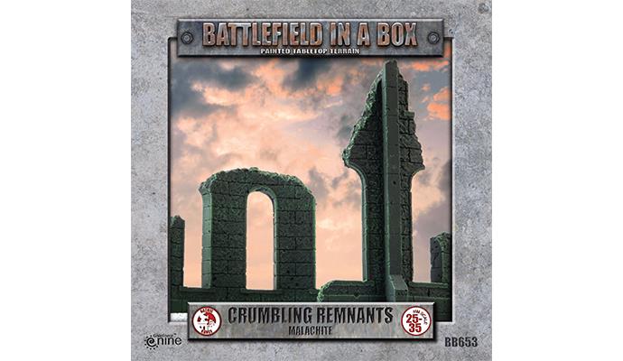 Battlefield in a Box: Malachite Crumbling Remnants (x2) 