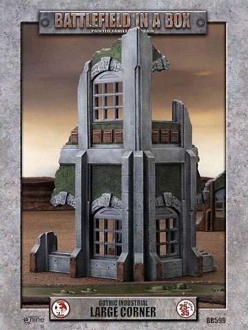 Battlefield in a Box: Gothic Industrial- Large Corner 