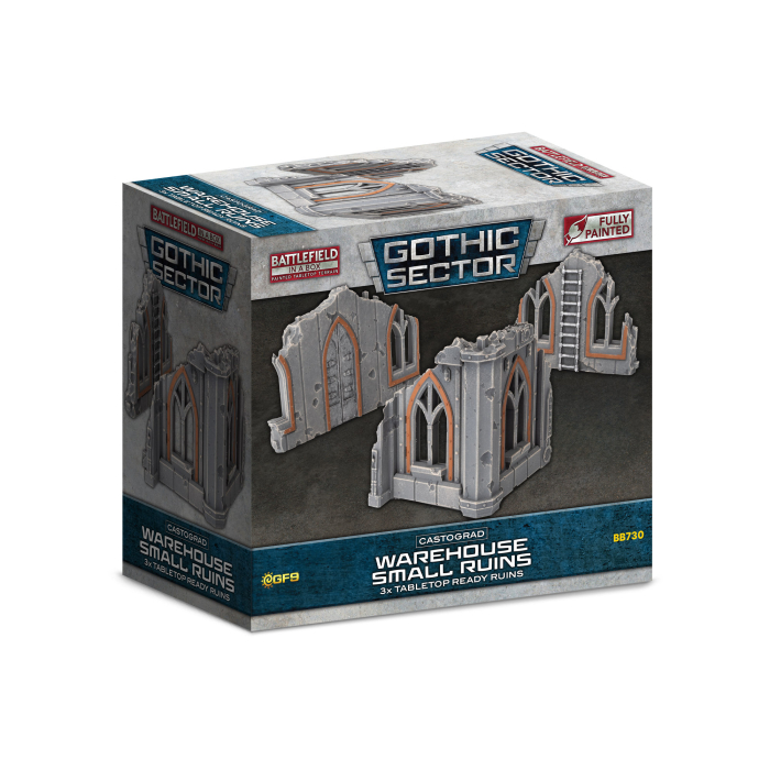 Battlefield in a Box: Gothic Sector Castograd: WAREHOUSE SMALL RUINS 