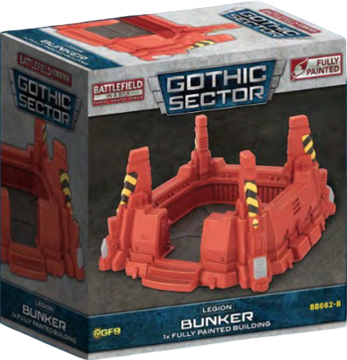 Battlefield in a Box: Gothic Sector Legion: Bunker [Red] 