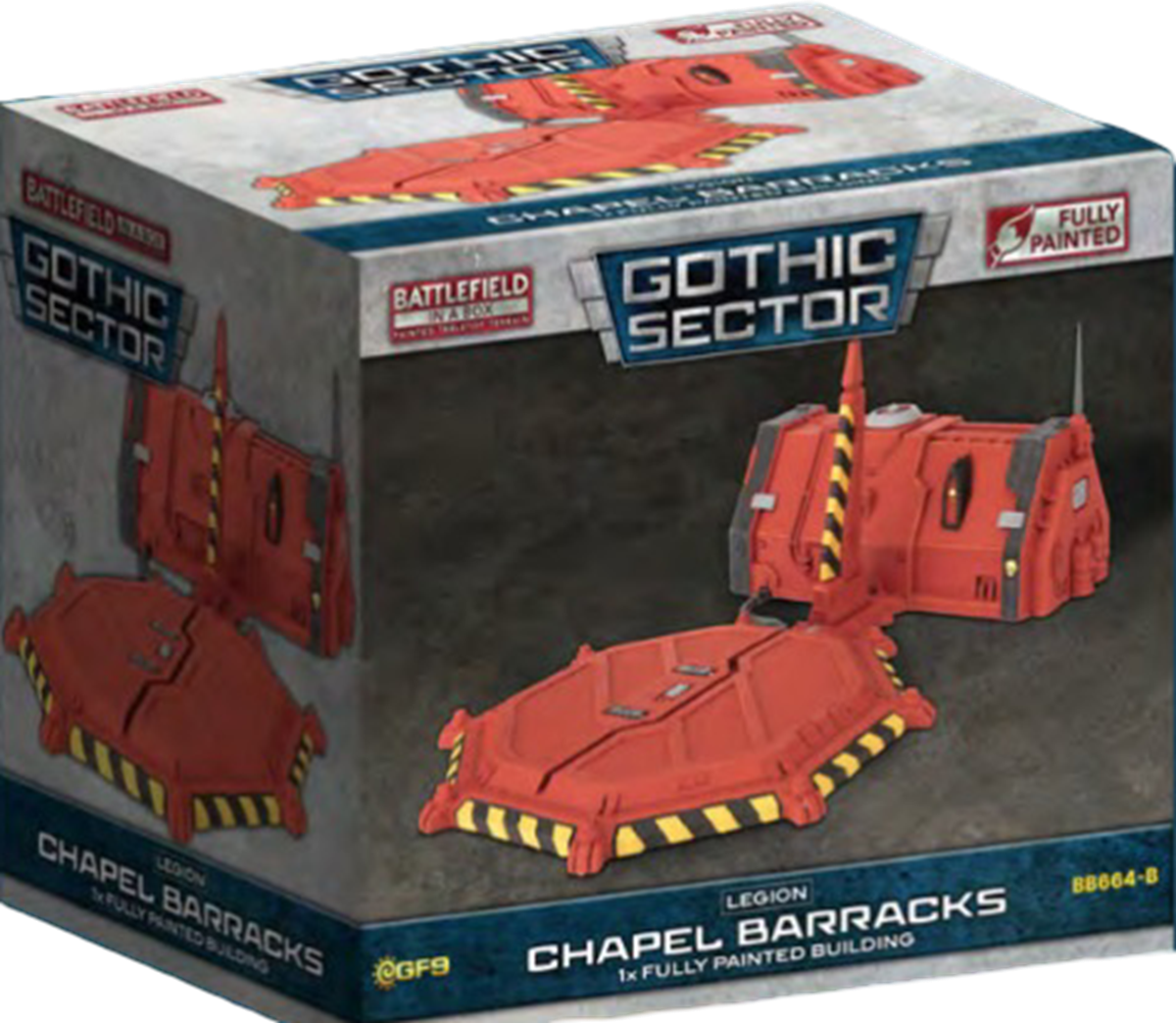 Battlefield in a Box: Gothic Sector Legion: Chapel Barracks [Red] 