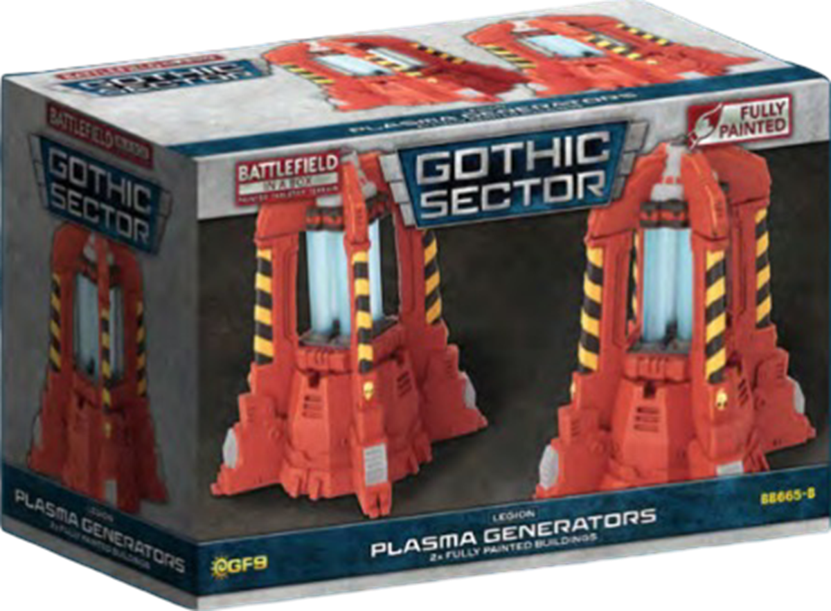 Battlefield in a Box: Gothic Sector Legion: Plasma Generators [Red] 