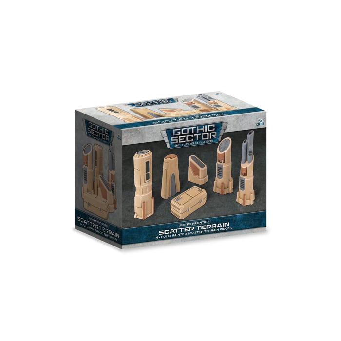 Battlefield in a Box: Gothic Sector: United Frontier Scatter Terrain 