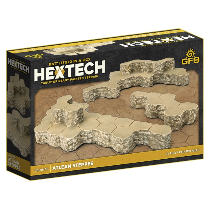 Battlefield in a Box: Hextech: Atlean Steppes V3 