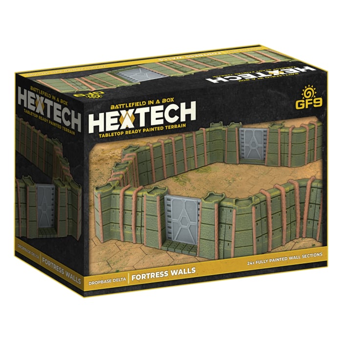 Battlefield in a Box: Hextech: Dropbase Delta: Fortress Walls 