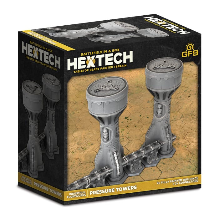 Battlefield in a Box: Hextech: Industrial Fluidworks: Pressure Tower 